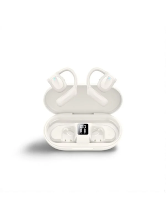 IPX5 Waterproof Open-Back Bluetooth 5.3 Earphones Built-in 4 Microphones with Ear Hook