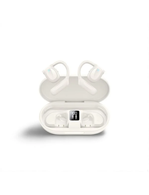 IPX5 Waterproof Open-Back Bluetooth 5.3 Earphones Built-in 4 Microphones with Ear Hook