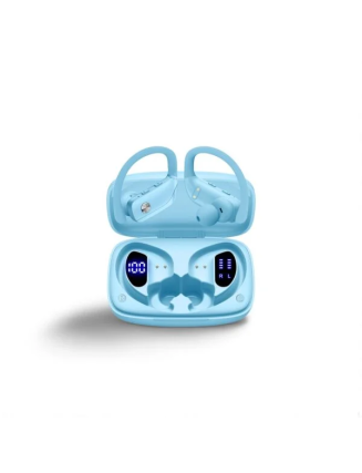 Wireless Bluetooth Headphones with LED Display and Ear Hooks