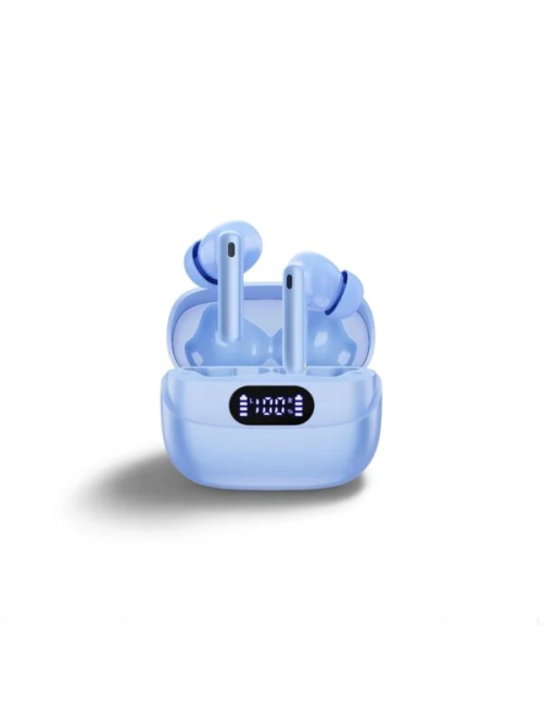 HiFi Stereo Call Noise Cancelling, IPX7 Waterproof Stereo In-Ear Headphones with LED Display